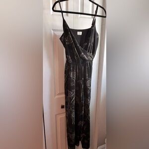 EUC Wilfred Black Floral Romper- Size M